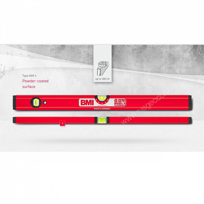 Строительный уровень BMI Superstar 699A 80 см