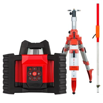 Комплект: ротационный нивелир RGK SP-312 + штатив RGK SH-170, рейка RGK LR-2 Комплект: ротационный нивелир RGK SP-312 + штатив RGK SH-170, рейка RGK LR-2