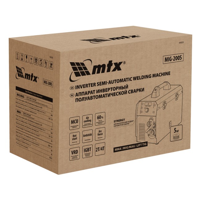Аппарат полуавтоматической cварки MIG-200S MTX Аппарат полуавтоматической cварки MIG-200S MTX