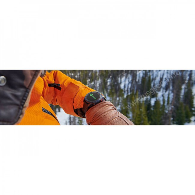 Часы Garmin Fenix 7 Solar серый с черным ремешком Часы Garmin Fenix 7 Solar серый с черным ремешком