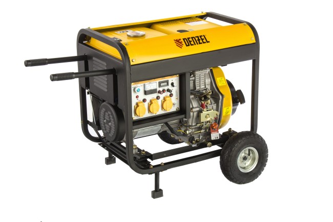 Генератор дизельный DD6300Е, 5.0 кВт Denzel Генератор дизельный DD6300Е, 5.0 кВт Denzel