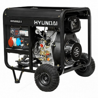 Дизельный генератор Hyundai DHY 6000LE-3 Дизельный генератор Hyundai DHY 6000LE-3