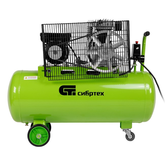 Компрессор воздушно-масляный КР-2200/100 ременной привод Сибртех Компрессор воздушно-масляный КР-2200/100 ременной привод Сибртех