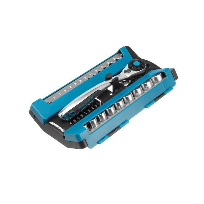 Набор торцевых головок 1/2", 1/4" CrV 41 предмет Gross