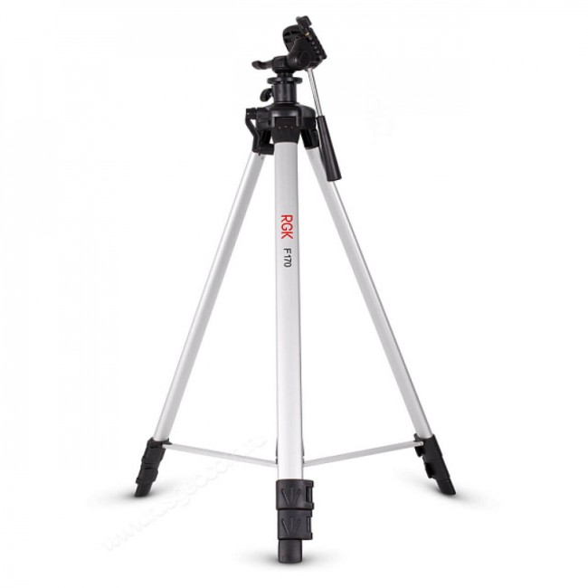 Комплект: лазерный уровень RGK PR-38R + штатив RGK F170, приемник RGK LD-9, рейка RGK LR-2