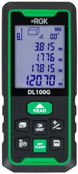 Лазерный дальномер RGK DL100G - зеленый луч Лазерный дальномер RGK DL100G - зеленый луч