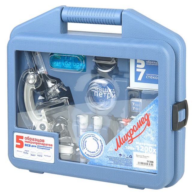 Микроскоп Микромед 100x-1200x в кейсе