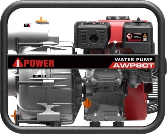 Бензиновая мотопомпа для грязной воды A-iPower AWP80Т