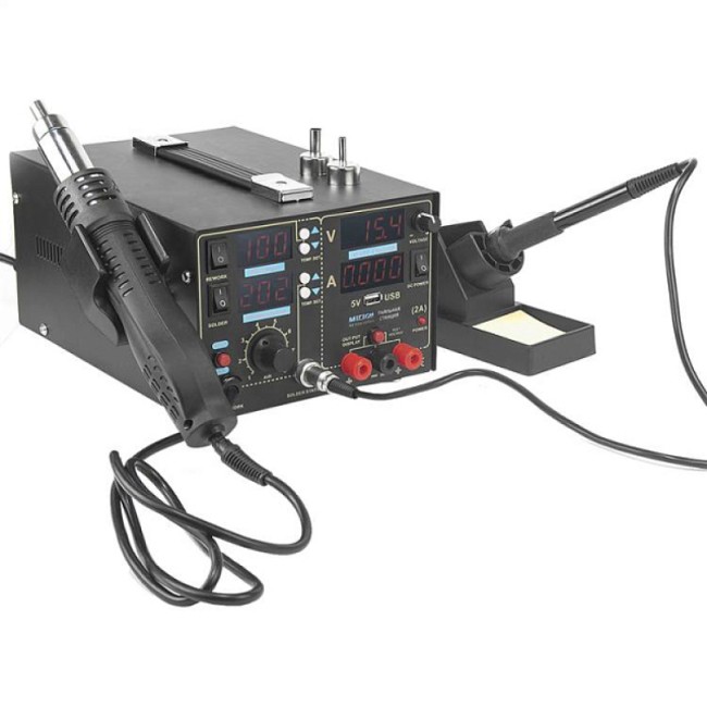 Многофункциональная паяльная станция 3 в 1 МЕГЕОН 00503 Многофункциональная паяльная станция 3 в 1 МЕГЕОН 00503