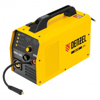 Аппарат инверторный полуавтоматической cварки IMIG-200 Denzel Аппарат инверторный полуавтоматической cварки IMIG-200 Denzel