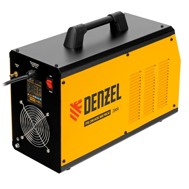 Аппарат аргонодуговой сварки ITIG-200 ACDC Mix Pulse Denzel Аппарат аргонодуговой сварки ITIG-200 ACDC Mix Pulse Denzel