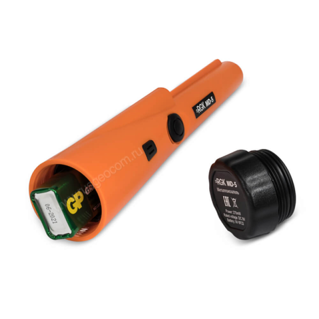 Комплект: Металлоискатель RGK MD-20 + пинпоинтер RGK MD-5 Комплект: Металлоискатель RGK MD-20 + пинпоинтер RGK MD-5