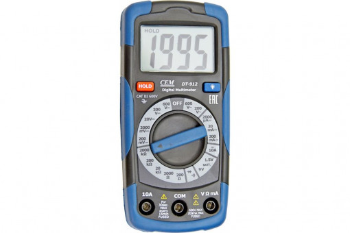 Карманный цифровой мультиметр CEM DT-912 Карманный цифровой мультиметр CEM DT-912