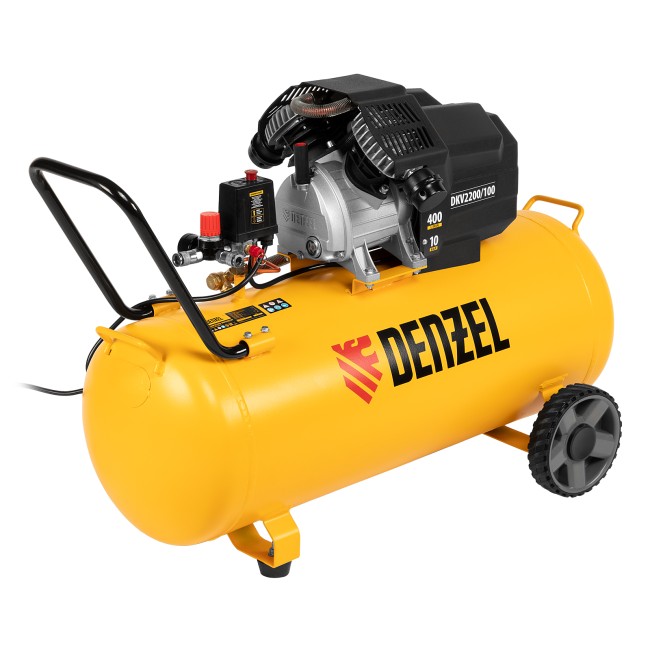 Компрессор воздушный коаксиальный DKV2200/100 Denzel Компрессор воздушный коаксиальный DKV2200/100 Denzel