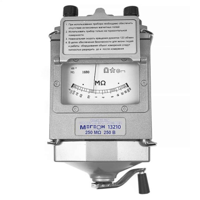 Измеритель сопротивления изоляции (мегаомметр) МЕГЕОН 13210 Измеритель сопротивления изоляции (мегаомметр) МЕГЕОН 13210