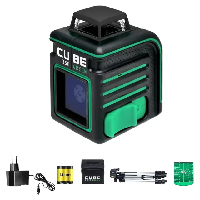 Лазерный уровень ADA Cube 360 GREEN Professional Edition
