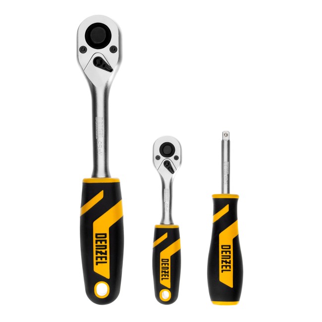 Набор инструментов 1/2", 1/4" 82 предмета Denzel