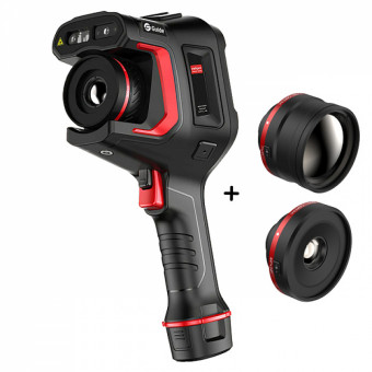 Тепловизор Guide H2 в комплекте с телеобъективом 7° x 5° и широкоугольным объективом 44° x 34°