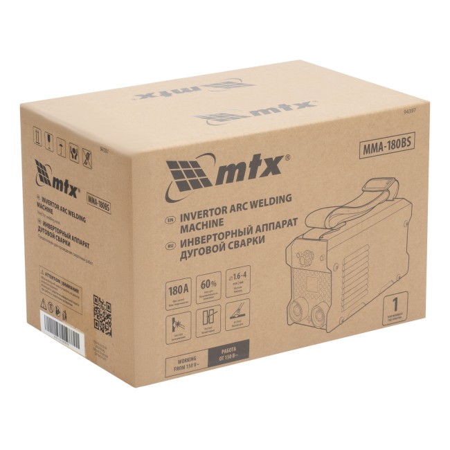 Инверторный аппарат дуговой сварки MMA-180BS MTX
