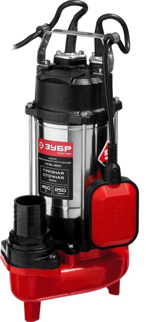 Фекальный насос НПФ-450 ЗУБР 450 Вт Фекальный насос НПФ-450 ЗУБР 450 Вт