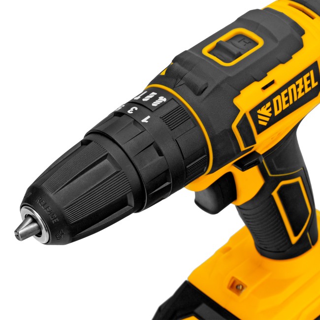 Дрель-шуруповерт аккумуляторная ударная CID-18-02BM Denzel Дрель-шуруповерт аккумуляторная ударная CID-18-02BM Denzel