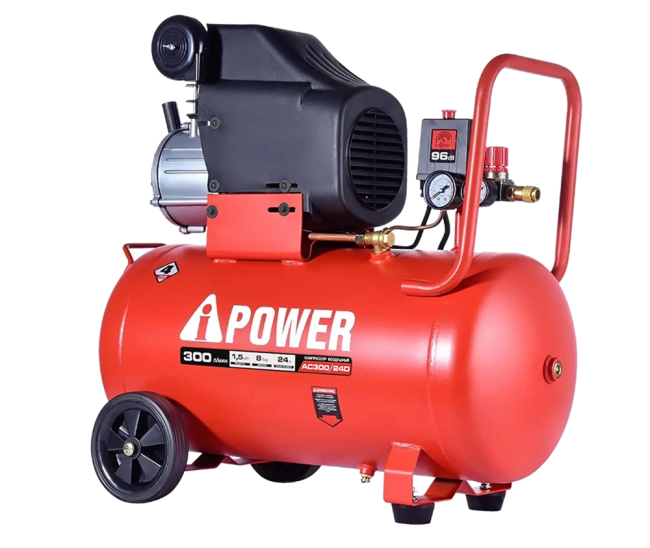 Компрессор поршневой масляный AC300/24D A-iPower