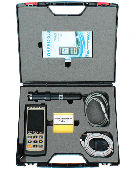 Электронный склерометр ОНИКС-2.5ВБ версия 1 со встроенным пирометром