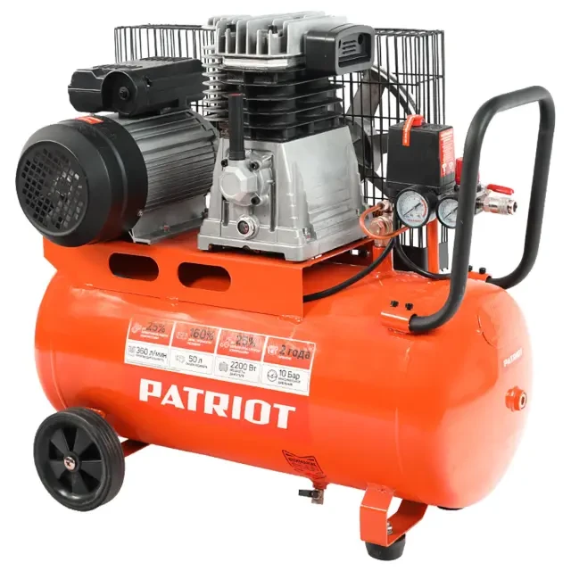 Компрессор поршневой ременной Patriot PTR 50-360I