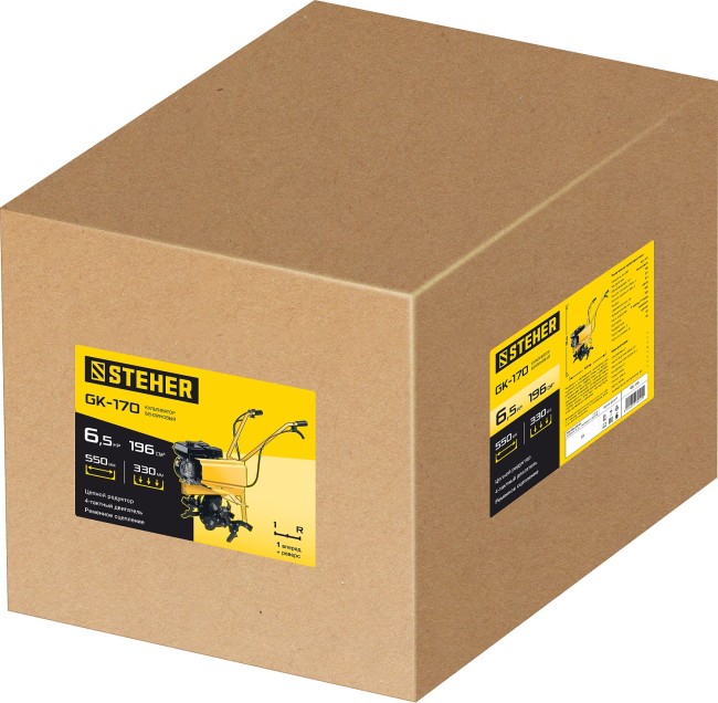 Бензиновый культиватор GK-170 STEHER Бензиновый культиватор GK-170 STEHER